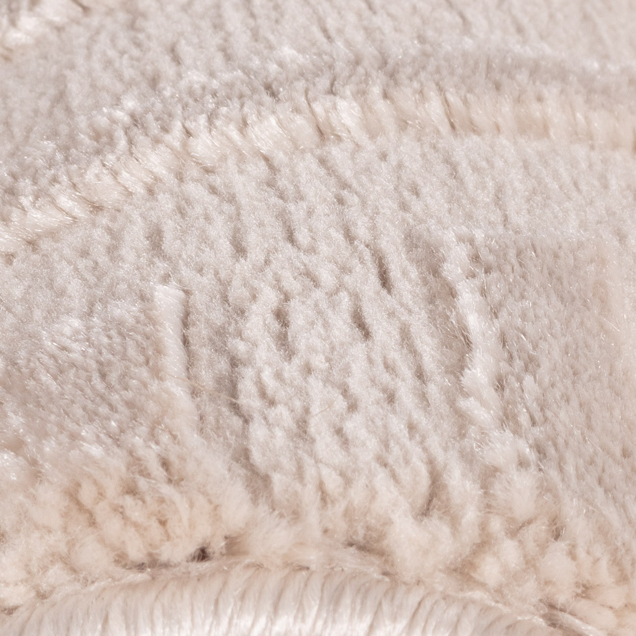 Sahara Kortpolig vloerkleed 3D-design – Beige (1115)