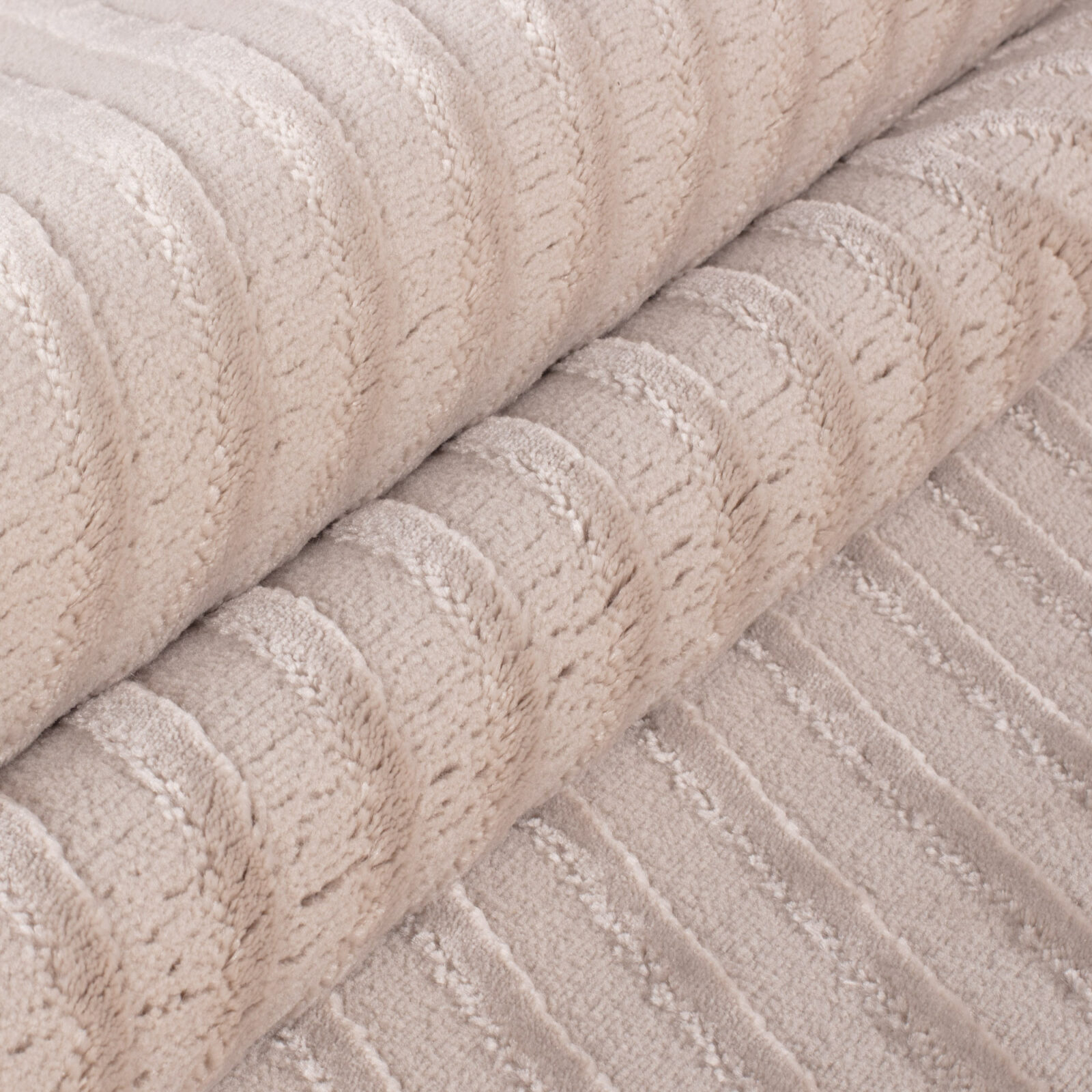 Sahara Kortpolig vloerkleed 3D-design – Beige (1115)