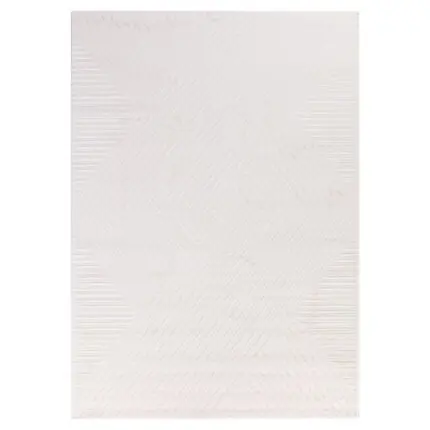 Sahara Kortpolig vloerkleed 3D-design – Crème (1115)