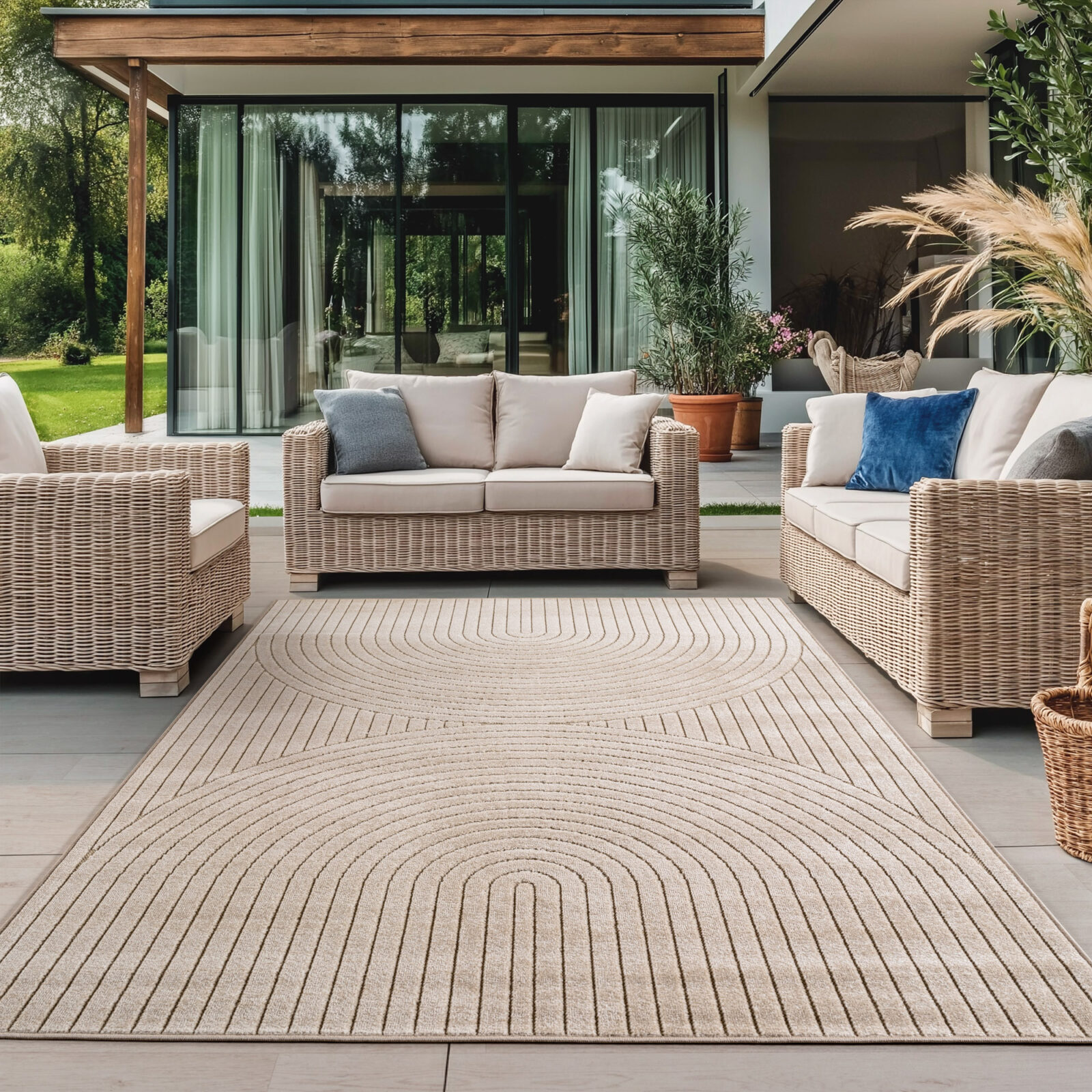 Joy Kortpolig vloerkleed Effen – Beige (1400)