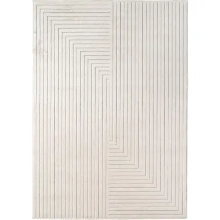 Nova Binnen- en buitenkleed Scandinavisch 3D-design – Crème (1202)