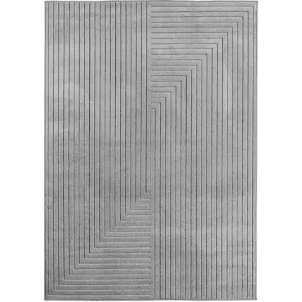 Nova Binnen- en buitenkleed Scandinavisch 3D-design – Zilver (1202)