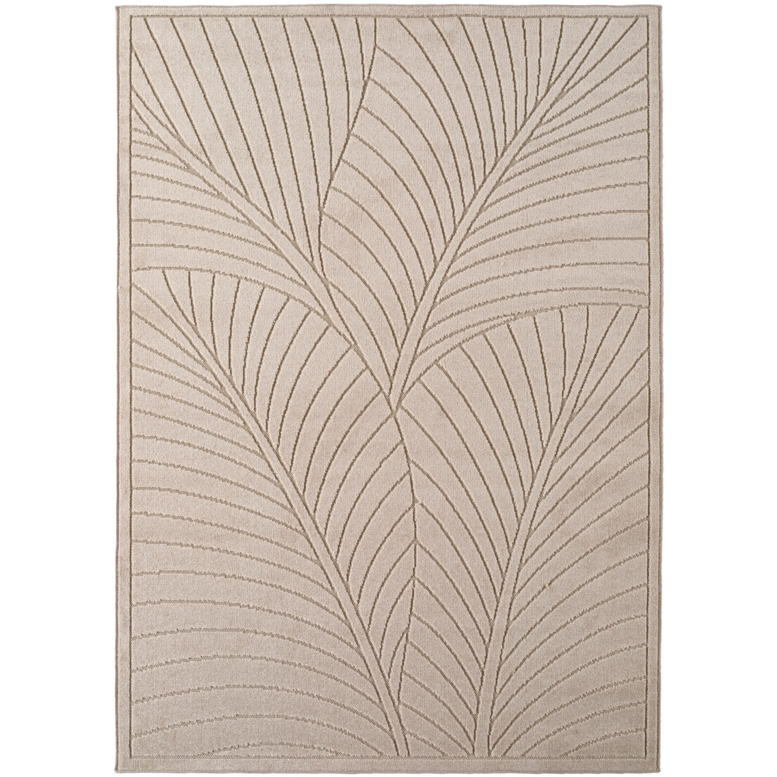 Nova Binnen- en buitenkleed Scandinavisch 3D-design – Beige (1203)