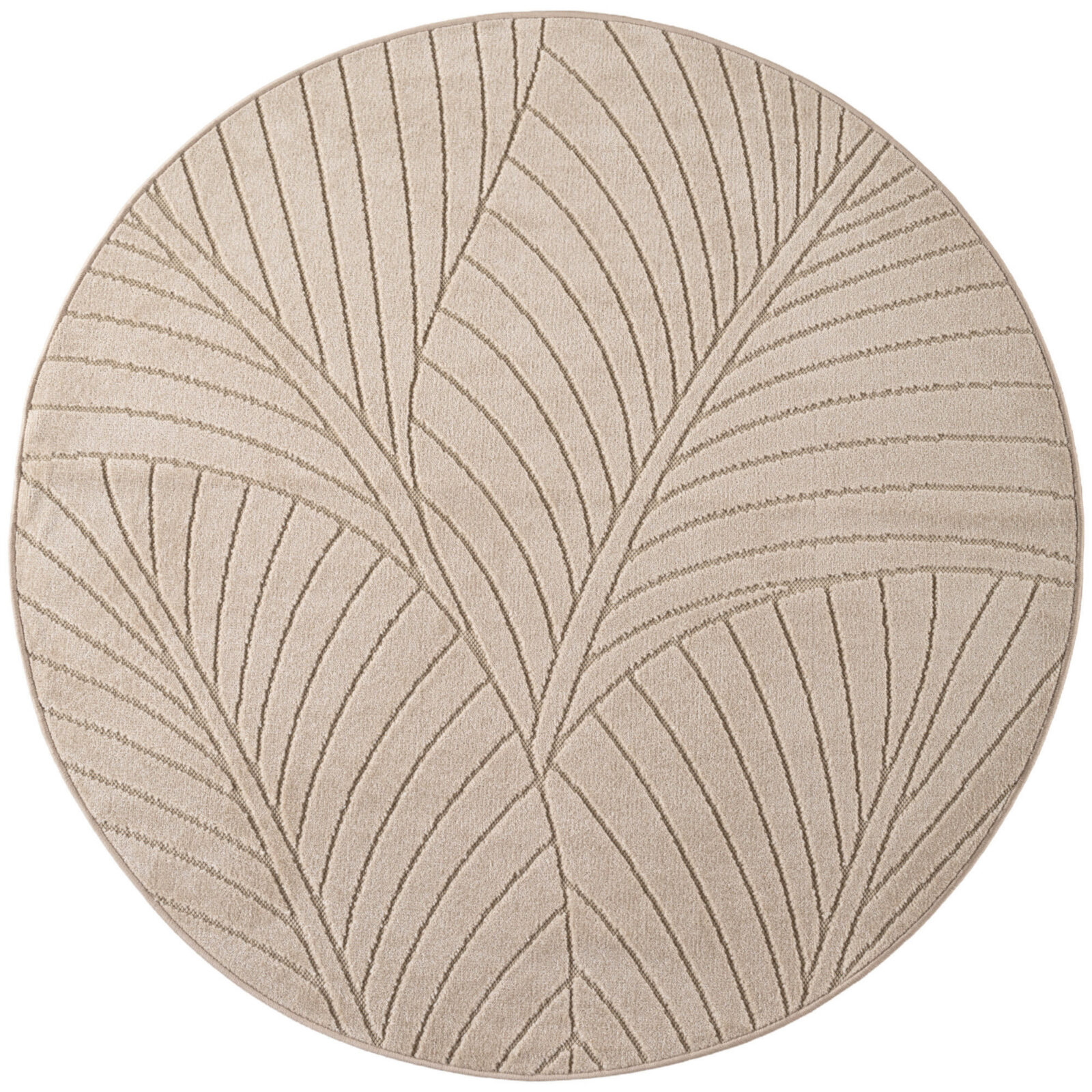 Nova Binnen- en buitenkleed Scandinavisch 3D-design – Beige (1203)