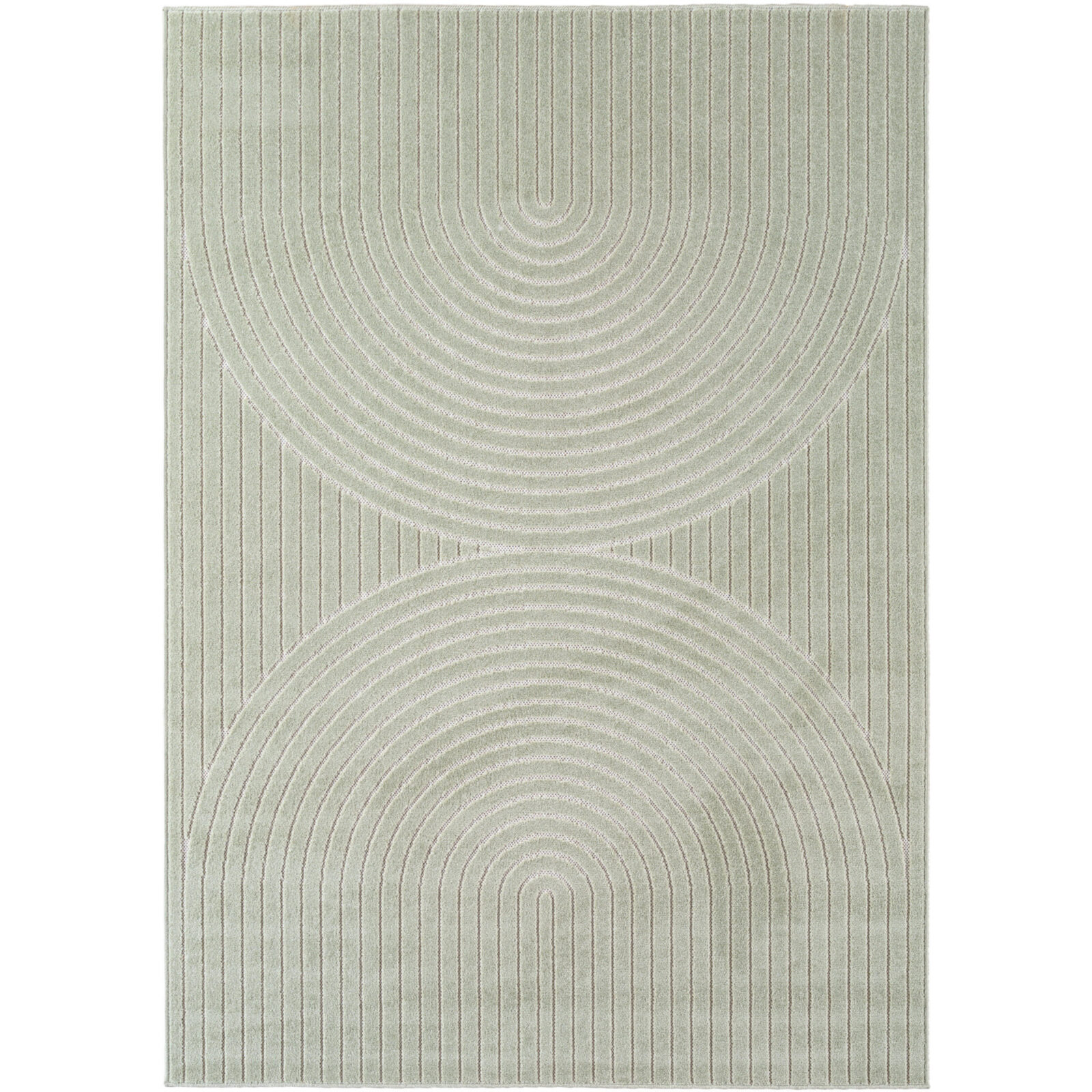Nova Binnen- en buitenkleed Scandinavisch 3D-design – Groen (1201)