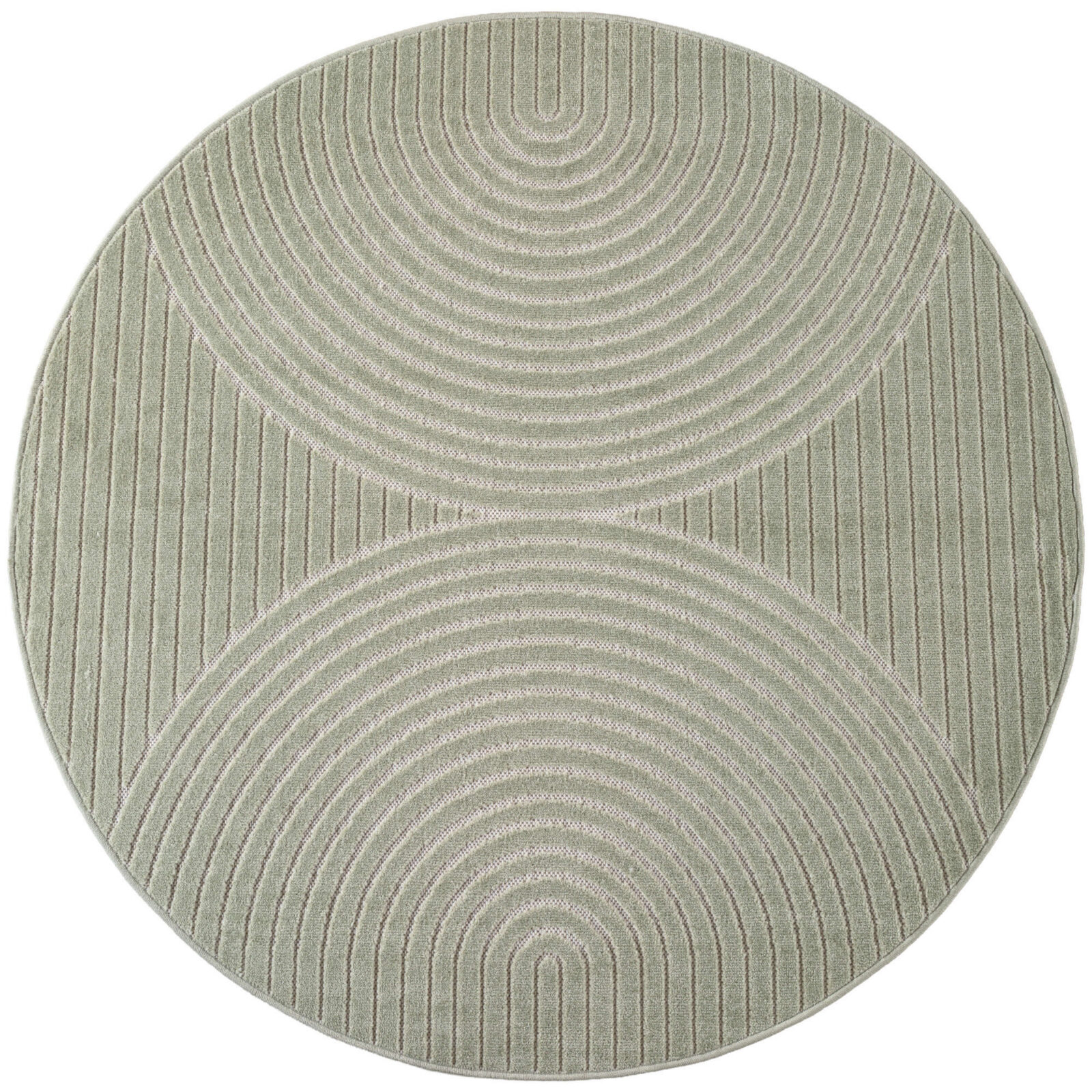 Nova Binnen- en buitenkleed Scandinavisch 3D-design – Groen (1201)