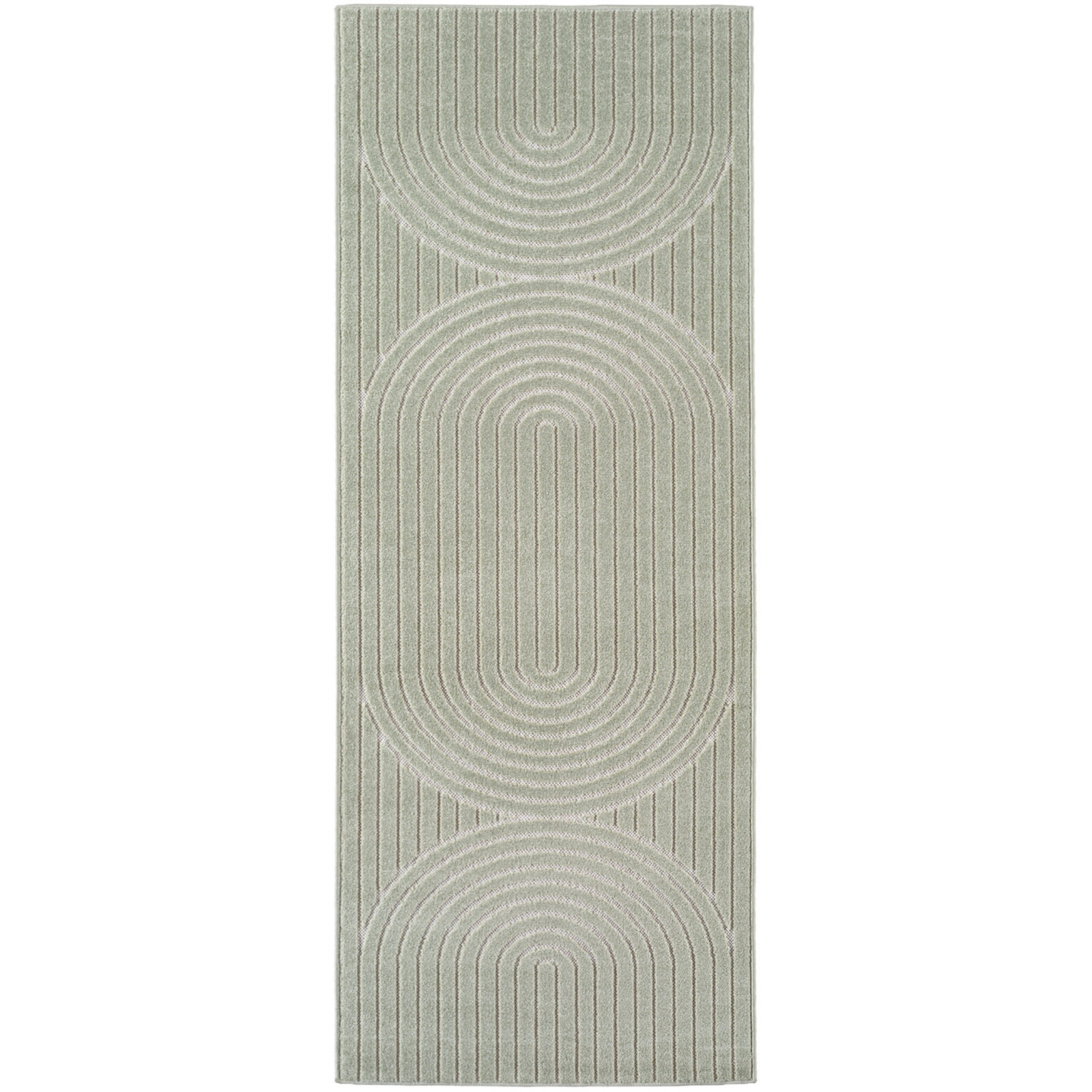 Nova Binnen- en buitenkleed Scandinavisch 3D-design – Groen (1201)