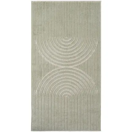 Nova Binnen- en buitenkleed Scandinavisch 3D-design – Groen (1201)