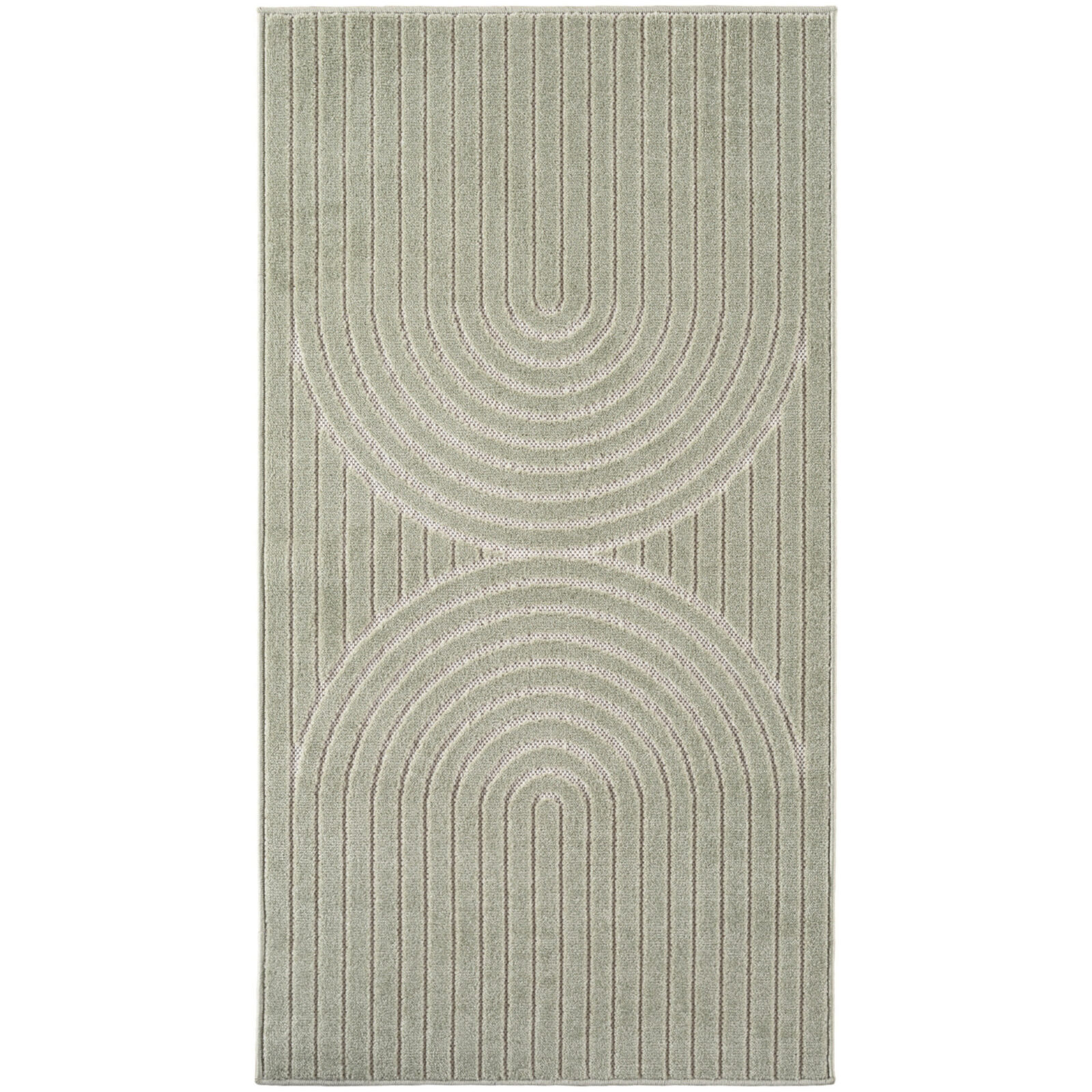 Nova Binnen- en buitenkleed Scandinavisch 3D-design – Groen (1201)