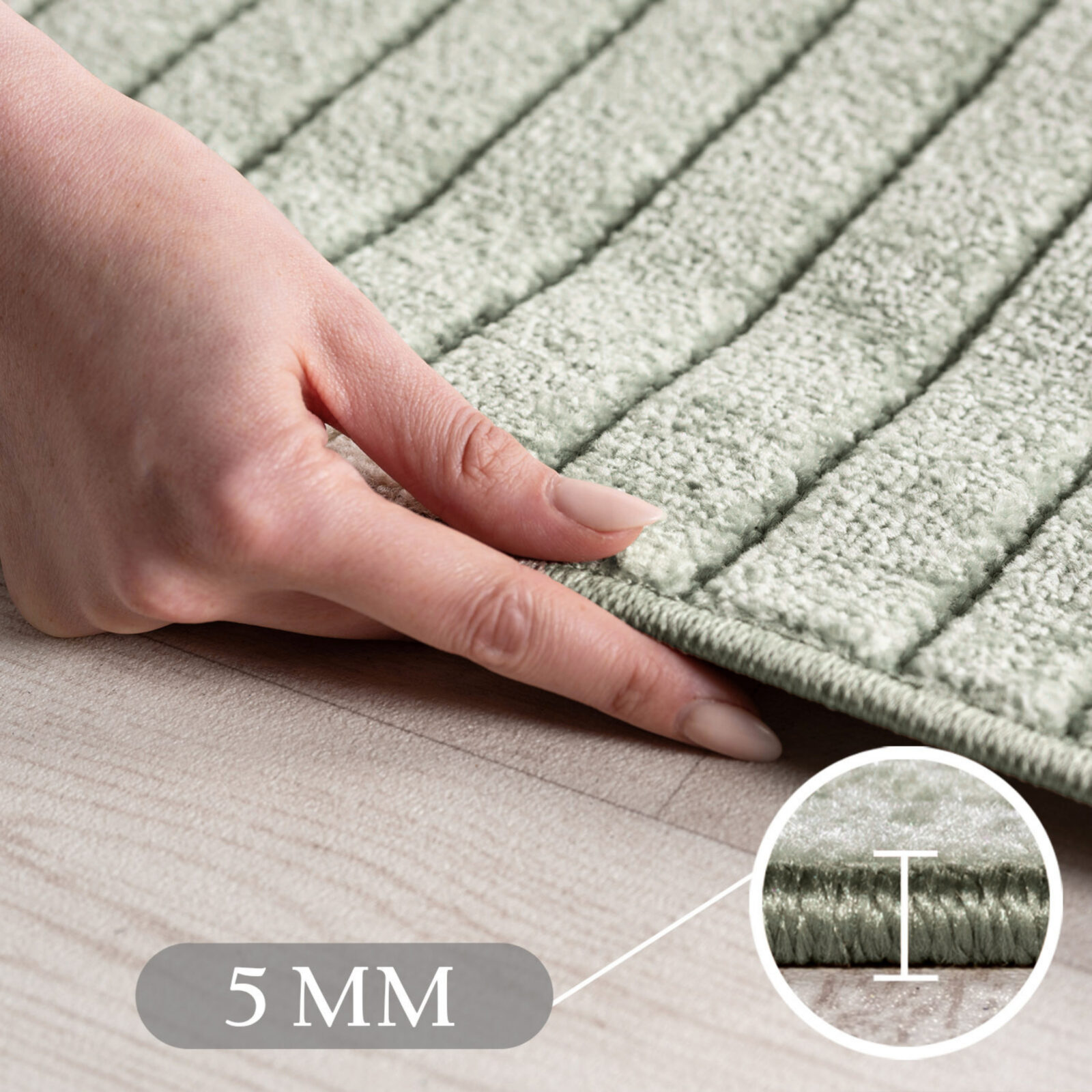 Nova Binnen- en buitenkleed Scandinavisch 3D-design – Groen (1201)