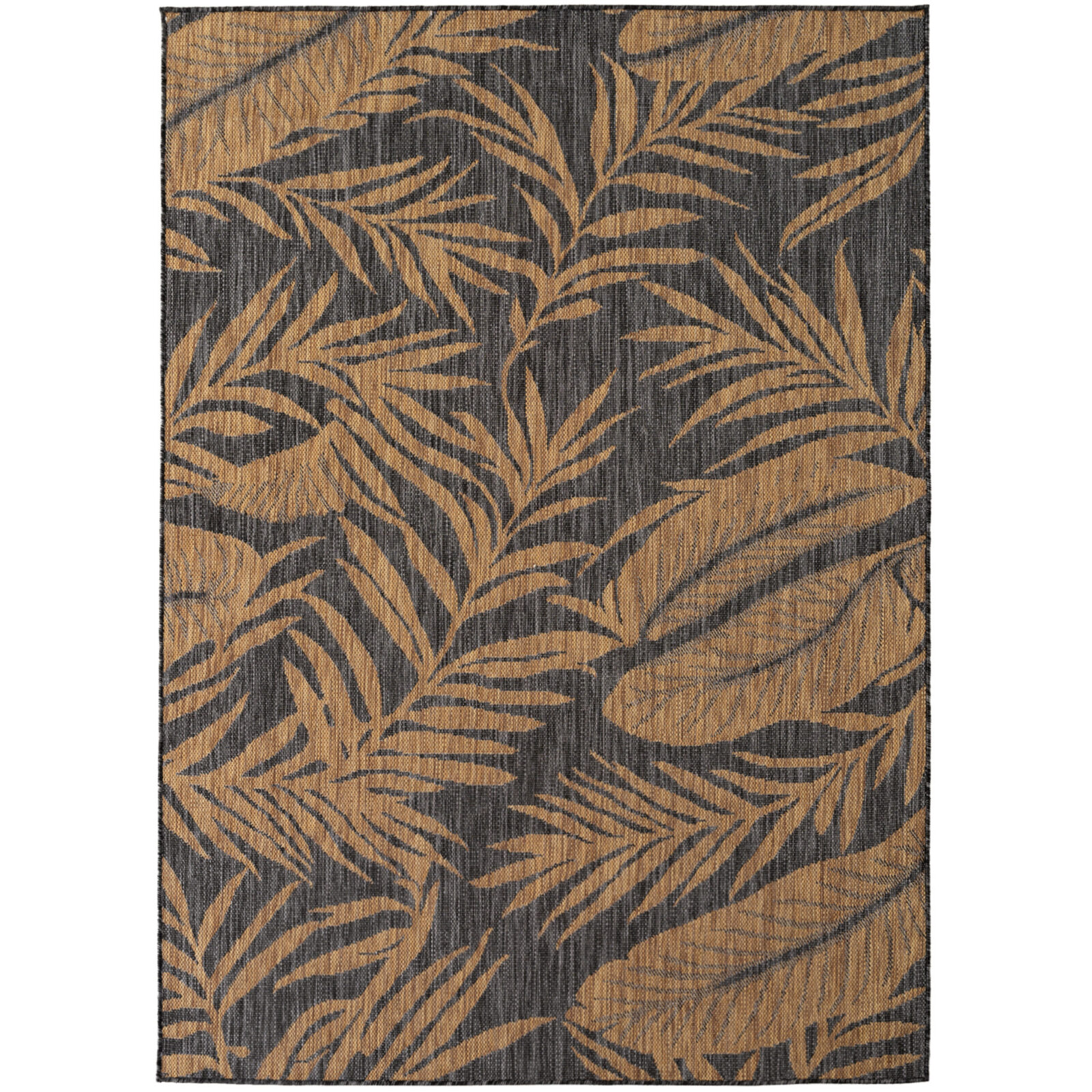 Mira Binnen- en buitenkleed Botanisch – Zwart (1451)