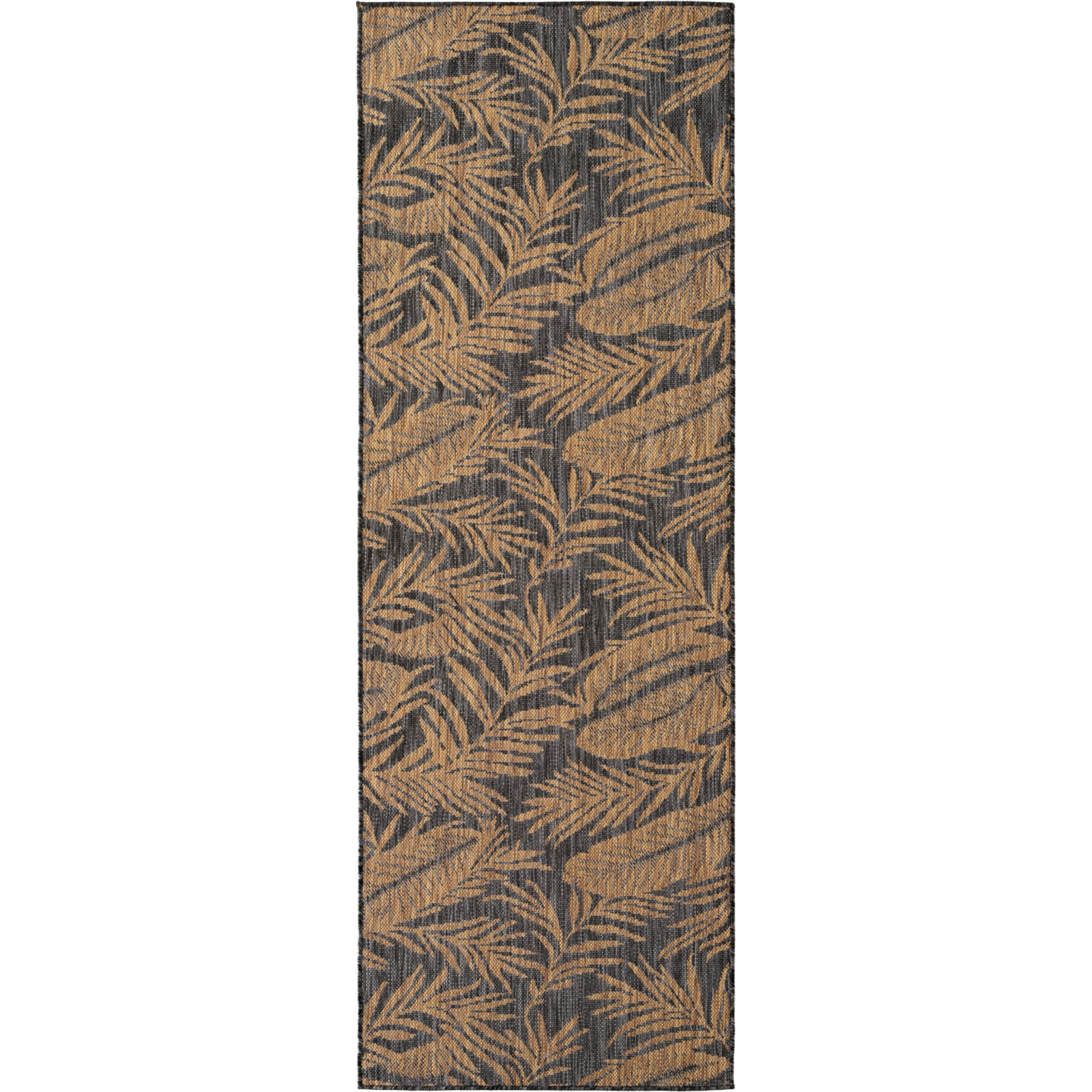 Mira Binnen- en buitenkleed Botanisch – Zwart (1451)