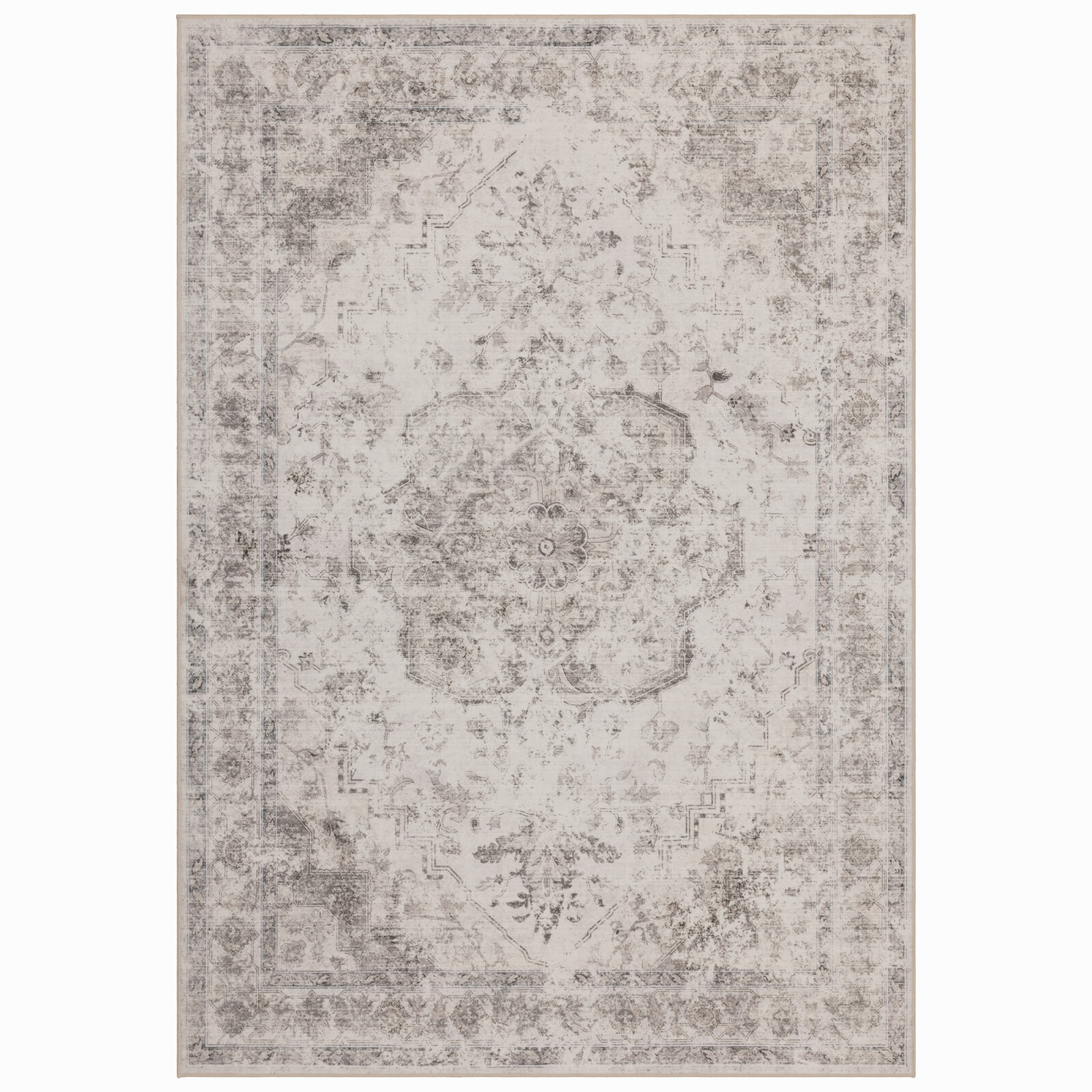 Inka Wasbaar vloerkleed Vintage oosters – Beige (1141)